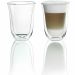 De’Longhi DLSC312 dubbelwandige latte macchiato glazen 330 ml set van 2