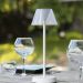 Lumisky Beverly White draadloze LED tafellamp IP44