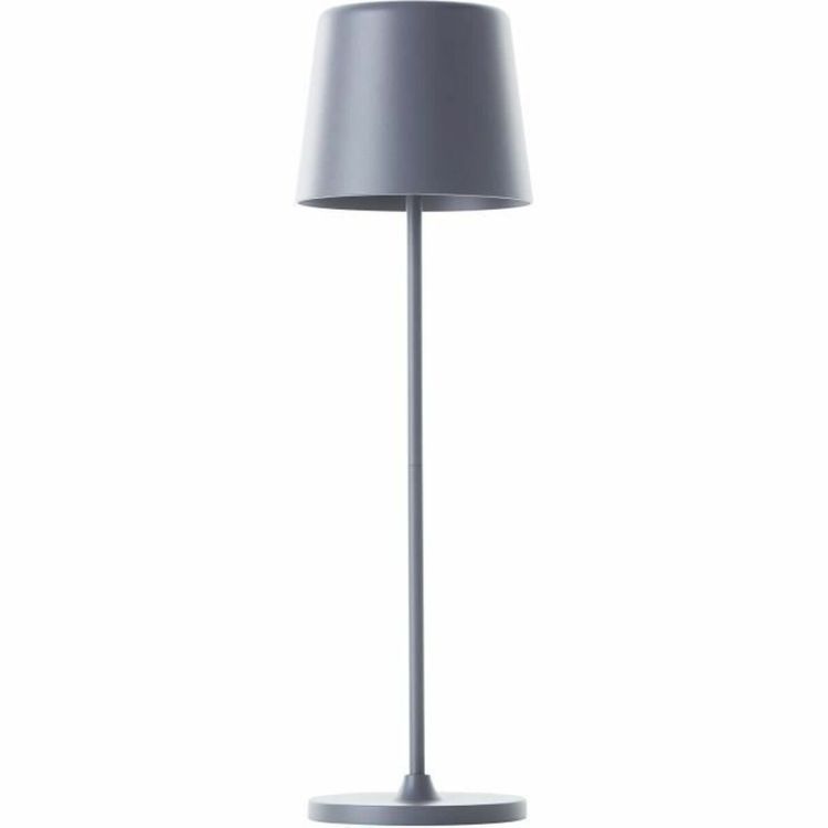 Brilliant Kaami G90939/22 rechargeable LED table lamp gray IP44 37 cm