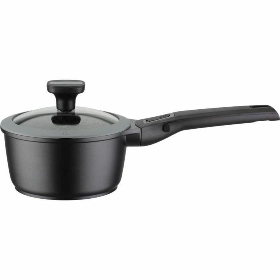 GSW Easy Click steelpan 16 cm inductie met deksel 3-delig