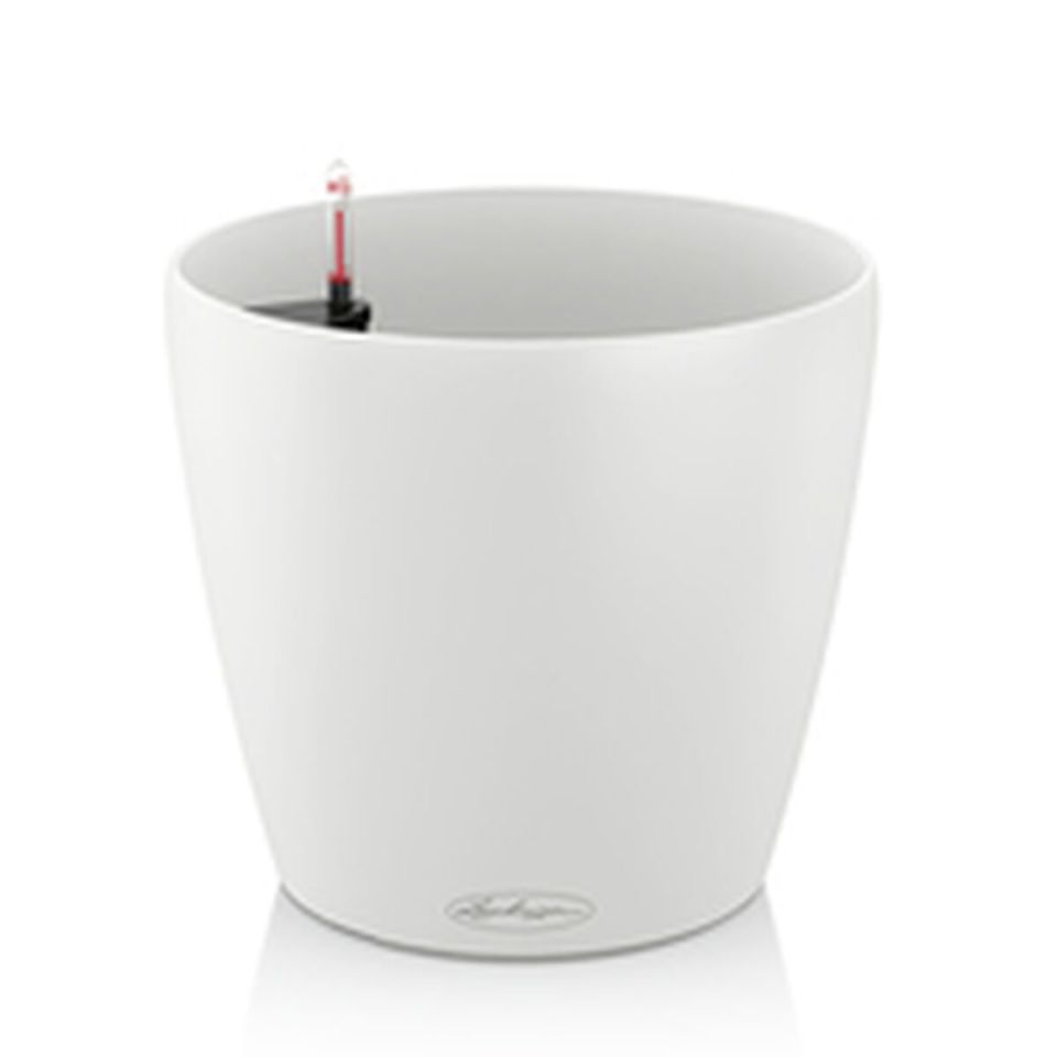 Lechuza Classico Color 43 self-watering flower pot white