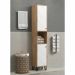 Trendteam Touch hoge badkamerkast wit eiken 191 cm