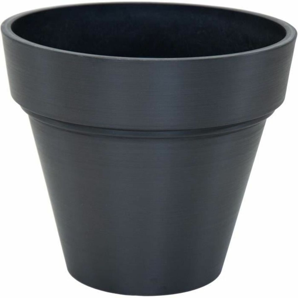 Mega Collections Ecostone Planter zwart Ø35 cm