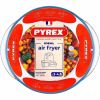 Pyrex Airfryer Ovenschaal 26 cm Rond Borosilicaat 2,3 L