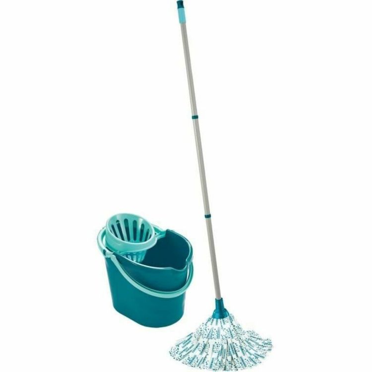 Bucket and mop set Leifheit Classic Mop 56792 Viscose Plastic 12 L | Huisbest.nl