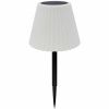 Lumisky Lady Spike Bouffant solar led table lamp white