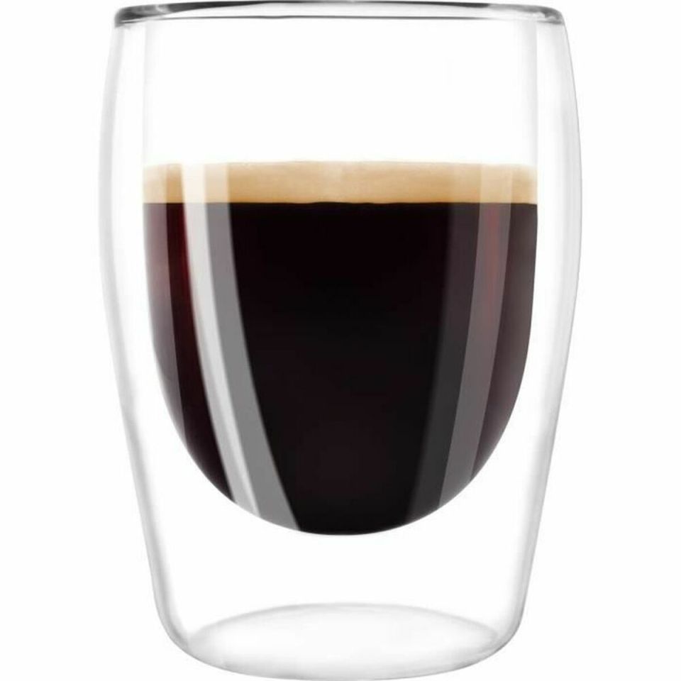 Melitta Espresso glazen 80 ml transparant set 2