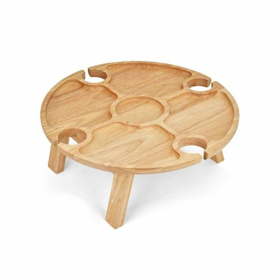 Livoo MES150 snackdienblad rubberhout met glazenhouders