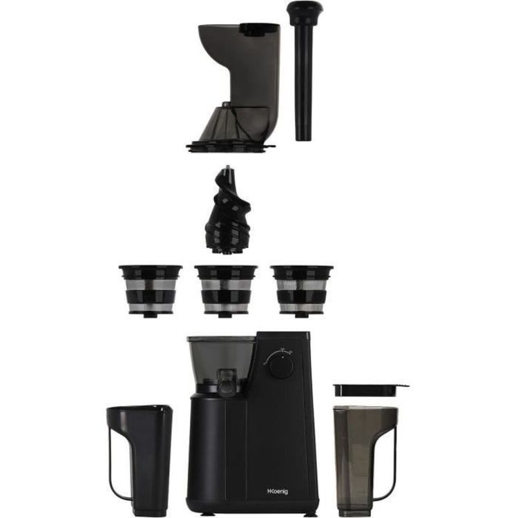 H.Koenig GSX24 slowjuicer Vitamin+ 400W 1L zwart