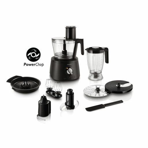 Philips HR7776/90 keukenmachine 1300W 3-in-1 zwart Philips HR7776/90 keukenmachine 1300W 3-in-1 zwart