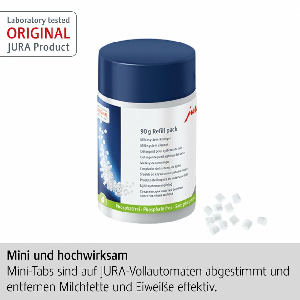 JURA Melksysteemreiniger Mini-Tabs navulling 90g (30x)