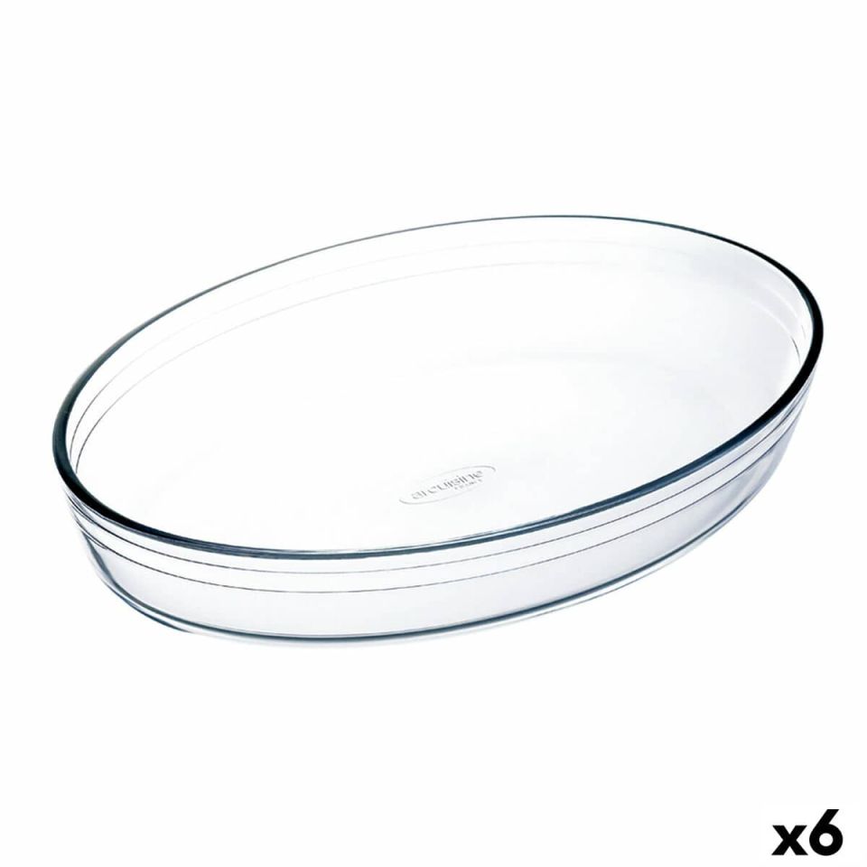 Ô Cuisine oval baking dish glass 26.2 cm transparent (6 pieces)
