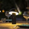 Lumisky Tod Black draadloze LED tafellamp IP44