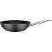 GSW Avanti wokpan 28 cm koolstofstaal inductie zwart