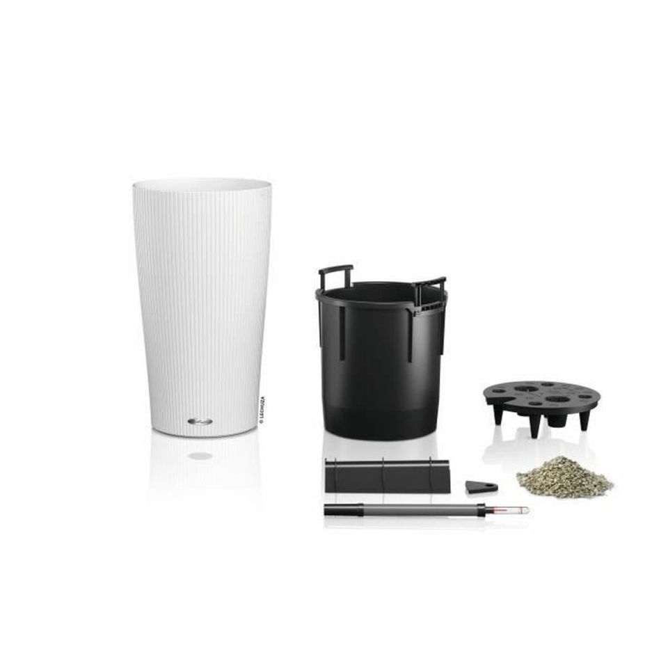 Lechuza CILINDRO Color 23 plantenbak wit 5,5L set