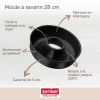 Zenker baking mold set cake pan and savarin mold black