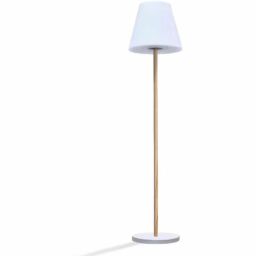 Lumisky Standy Wood Solar vloerlamp wit 150 cm