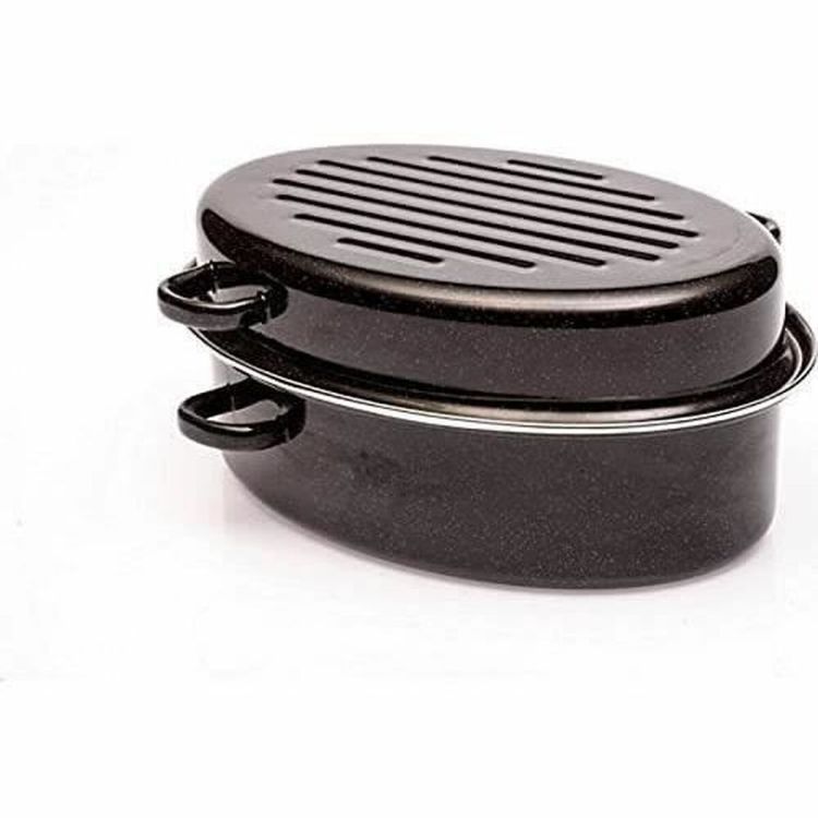 Pan with Lid Baumalu Black 11 L | Huisbest.nl