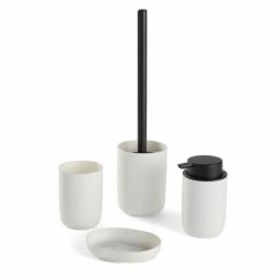 Badset TODAY HOY Wit Plastic Modern 4 Onderdelen (4 Stuks)