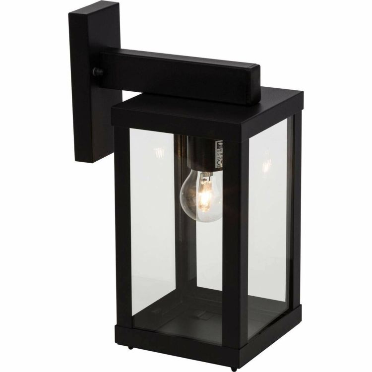 Brilliant Gaia 44482/06 buitenwandlamp zwart IP44 E27 35,5 cm
