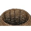 Home ESPRIT plantenbakkenset bruin metaal/vezel 41 x 41 x 32 cm