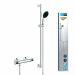 GROHE Precision Flow thermostatische doucheset chroom
