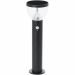 Brilliant Tulip G40411/06 solar LED sokkellamp zwart met bewegingssensor IP44 52 cm