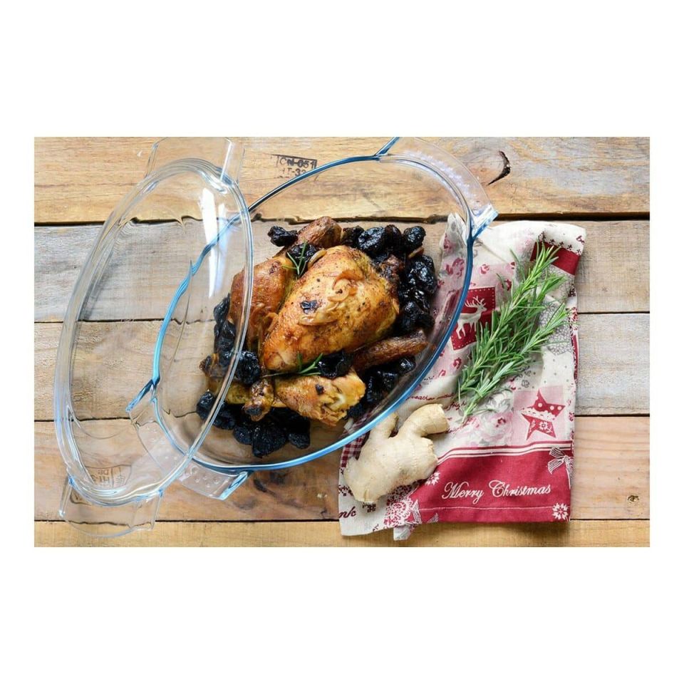 Ovenschaal Pyrex 1040712 Wit Transparant Gehard glas 6 L 4,5 g 4,5 L
