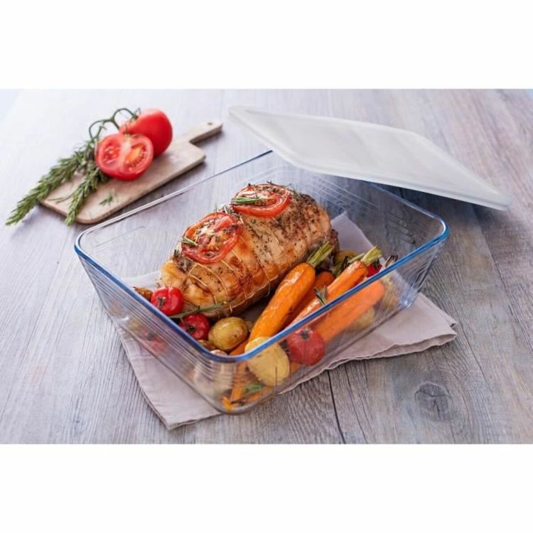 Pyrex Cook & Freeze 2.6L Glass Food Storage Container with Lid