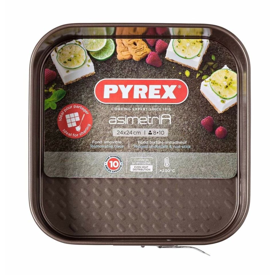 Springvorm Pan Pyrex Bruin Roestvrij staal