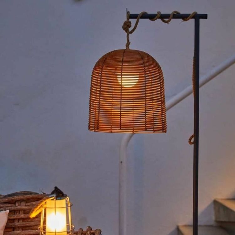 Lumisky Hang Boheme wireless LED pendant lamp beige