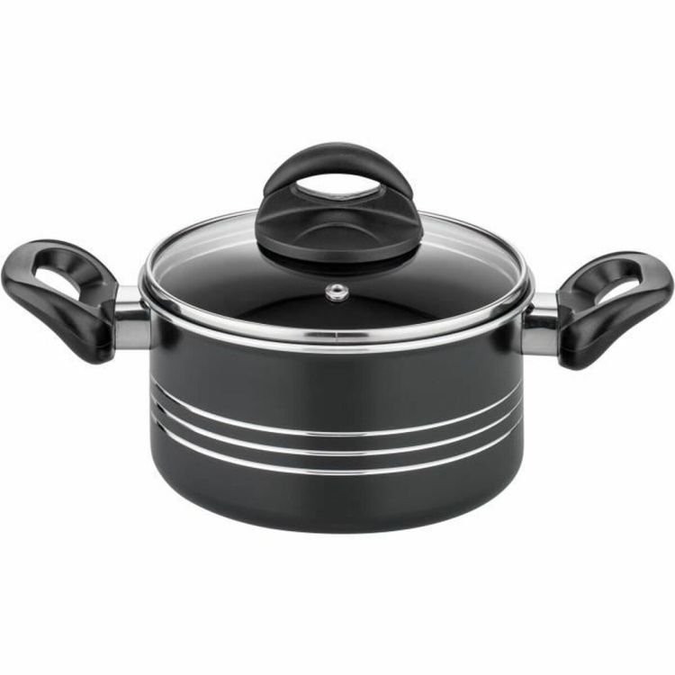 GSW Milano Nero inductie pannenset zwart 15-delig