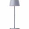 Brilliant Picco G40400/22 rechargeable solar LED table lamp gray IP44 30 cm