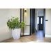 Capi Europe Vaas Elegant Laag Groove NL ivoor 34x34x46 cm