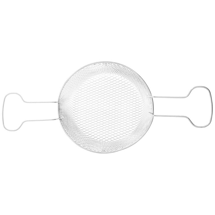 Baumalu Friteuse du Nord 28 cm zwart emaille met mand