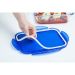 Food Storage Container Pyrex Blue Transparent Rectangular
