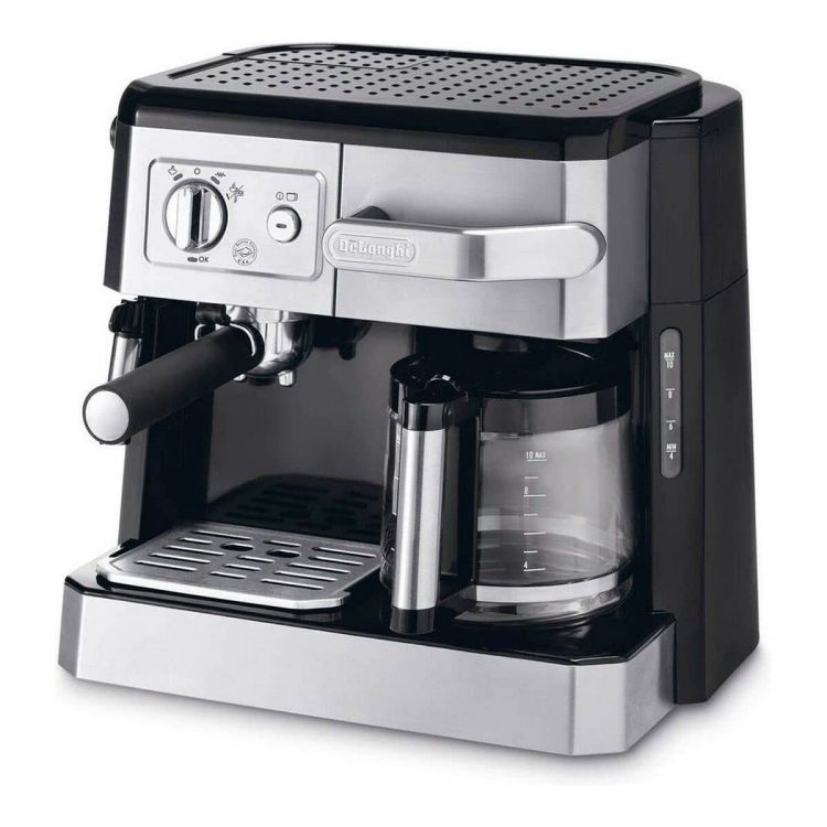 De’Longhi BCO421.S combi koffie- en espressomachine zilver/zwart