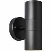 Brilliant Jandy 90966A06 buitenwandlamp zwart IP44 2xGU10