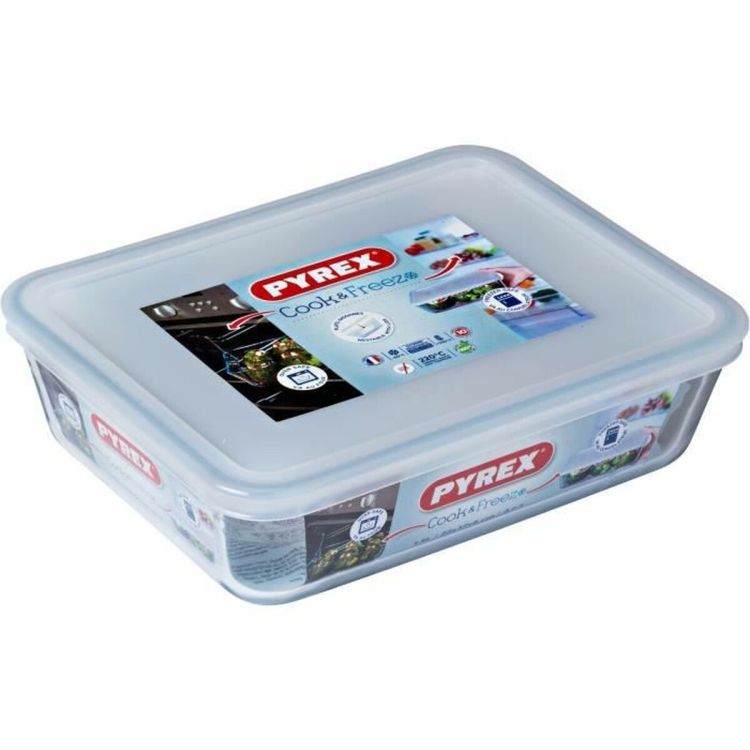 Pyrex Cook & Freeze bewaarschaal 1,5L 22×17 cm met deksel