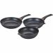 Baumalu 3-piece pan set black
