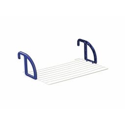 Leifheit Classic 70 hangdroogrek balkon wit/blauw