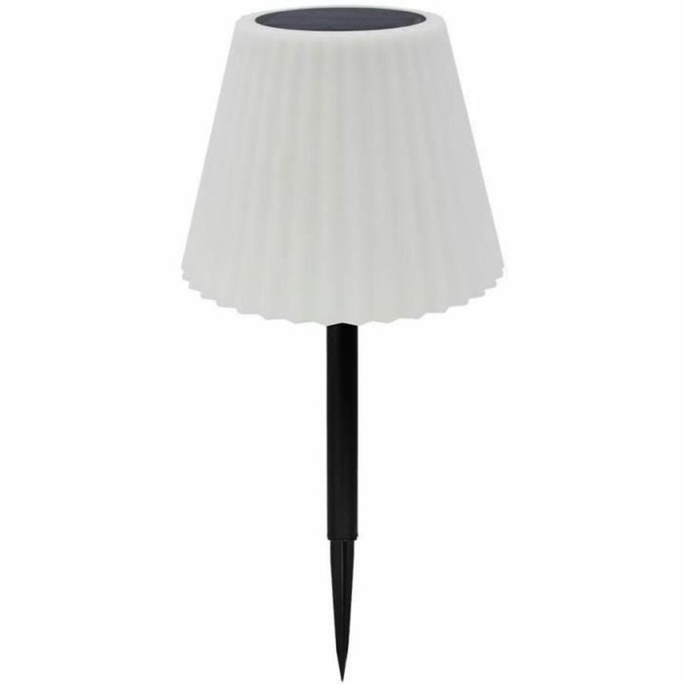 Lumisky Lady Spike Bouffant solar led table lamp white