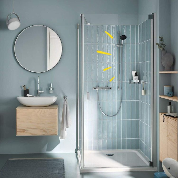 GROHE Precision Flow thermostatische doucheset chroom
