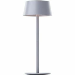Brilliant Picco table lamp rechargeable 30cm IP44 gray