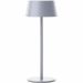 Brilliant Picco G40400/22 rechargeable solar LED table lamp gray IP44 30 cm