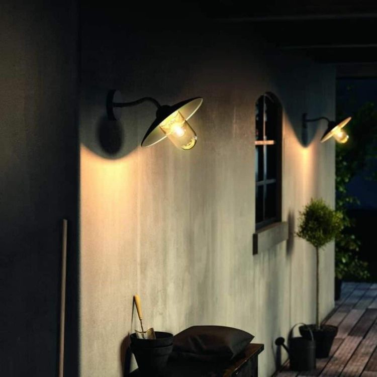 Philips myGarden Hammock Buitenwandlamp Zwart