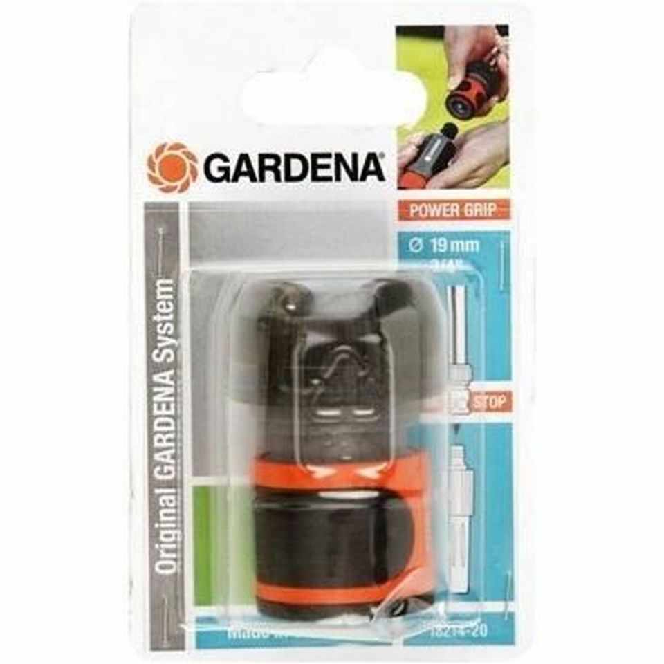 Gardena Waterstop slangconnector 19 mm 3/4 inch 18214-20