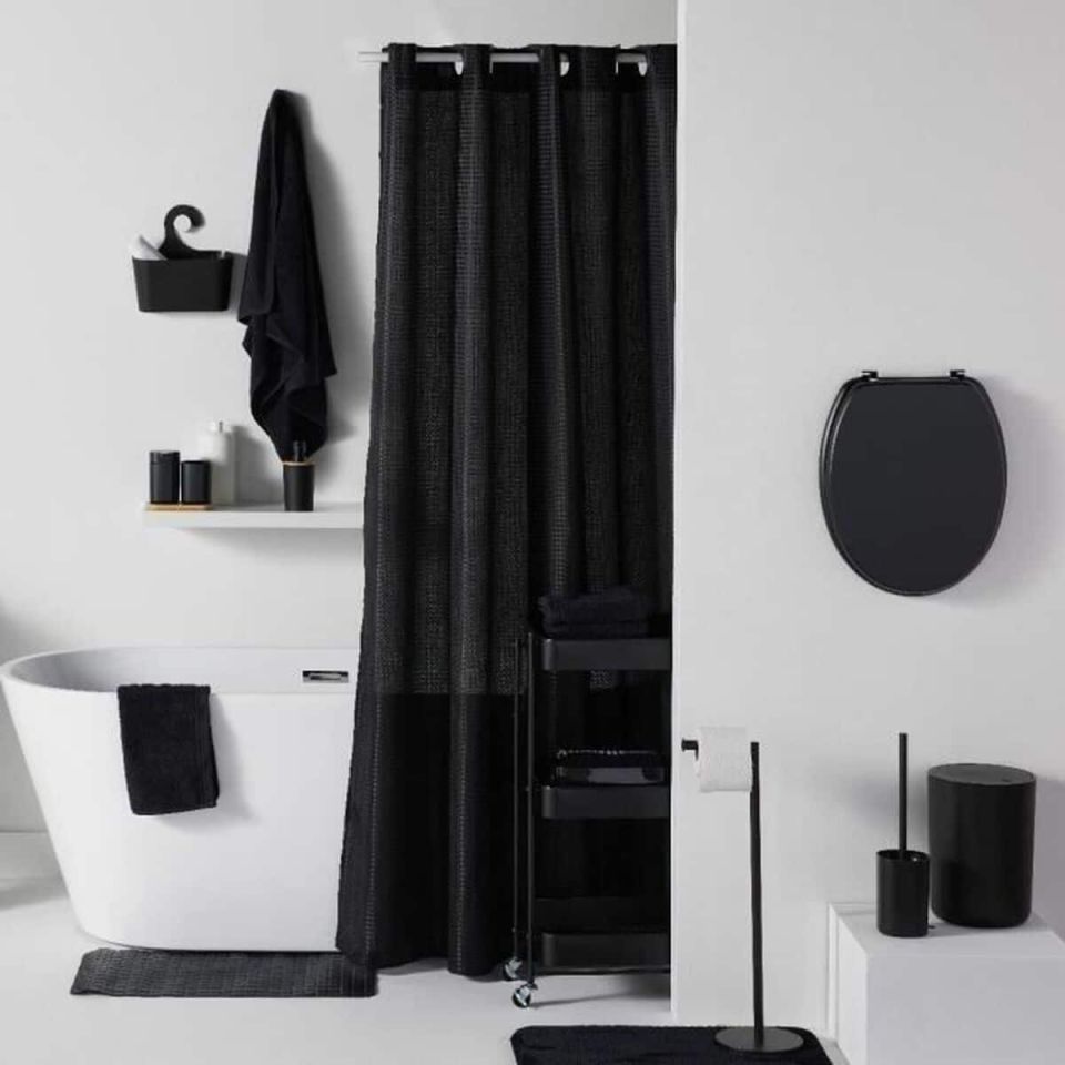 Badset TODAY HOY Zwart Plastic Modern (5 Stuks)
