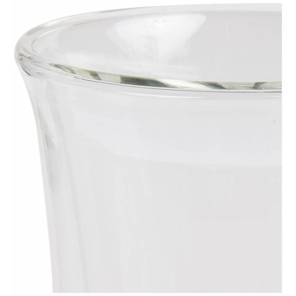 De'Longhi DLSC312 double-walled latte macchiato glasses 330 ml set of 2