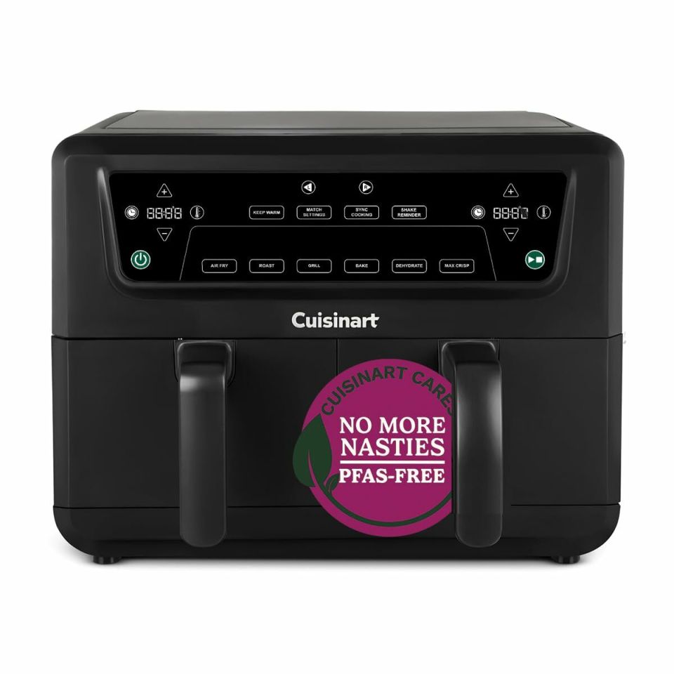Cuisinart AirTwin XXL Dual-Zone Airfryer AFD10OBLE 10.4L 2400W